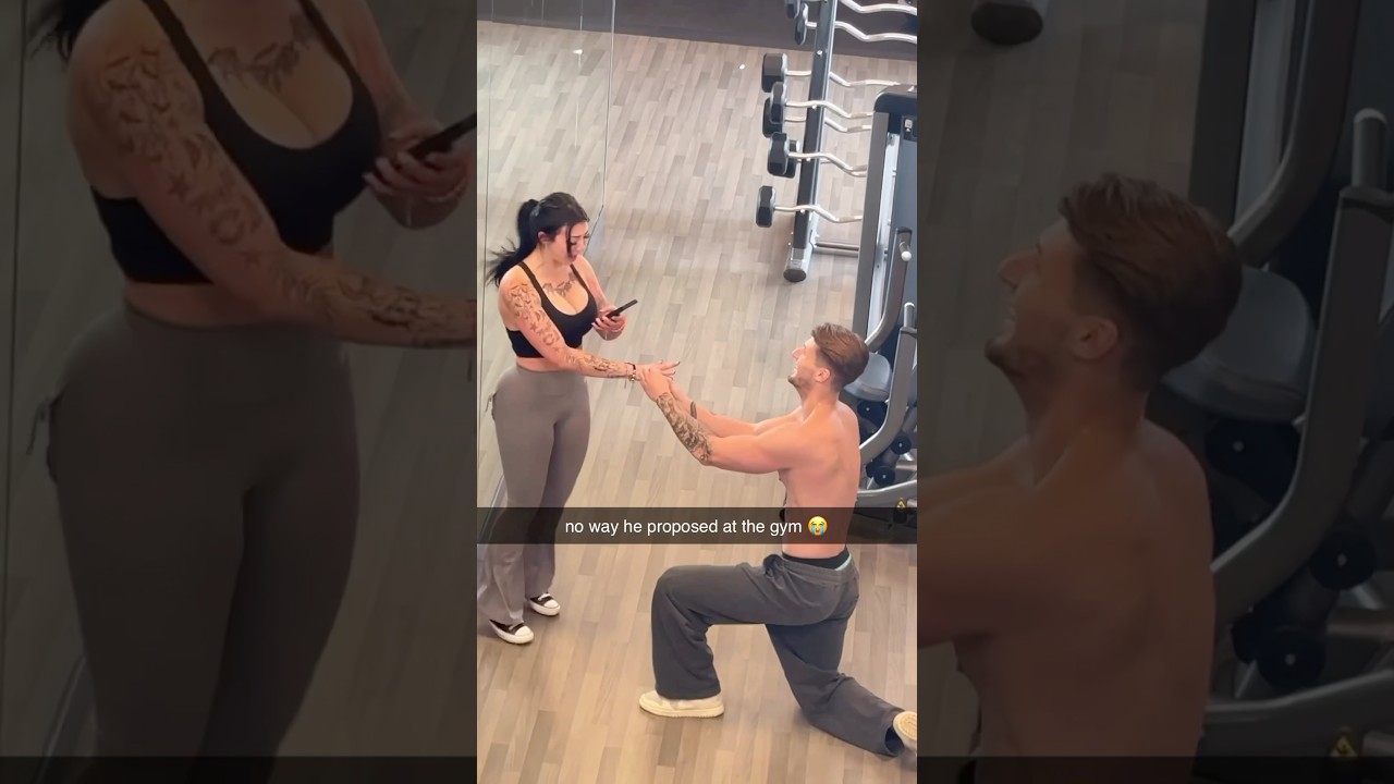 Why did he propose to her at the gym 😭😭