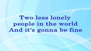 Two Less Lonely People  In The Word  W/Lyrics   #By#AirSuply