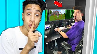 مقلب سرقت حساب اخوي الكبير - رده فعله صدمه !! .. في ماين كرافت ?