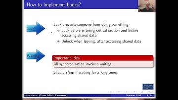 U03-2 Mutual Exclusion Hardware Mechanisms