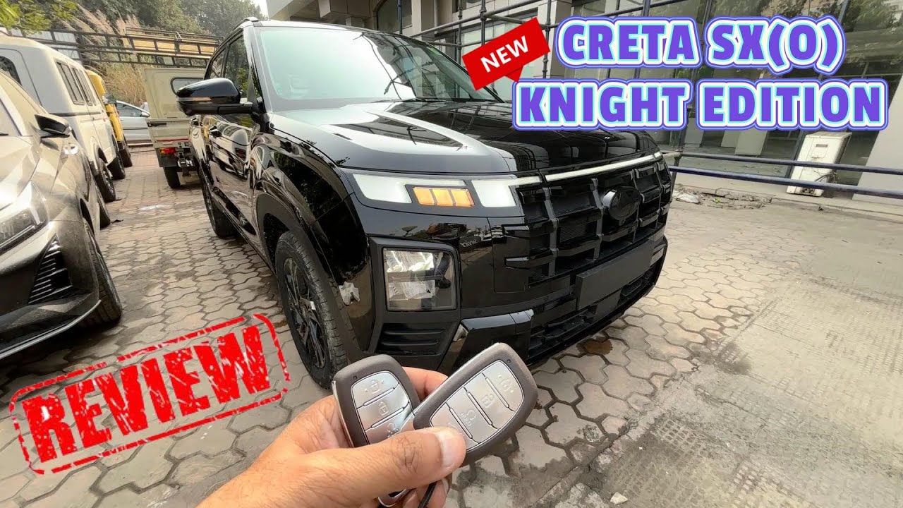 Yeh Hai Hyundai Ki Nayi Black Beast ! New Creta SX(O) Knight Edition ...