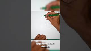 Cara Menggambar Kaligrafi Muhammad (sketsa) #shorts