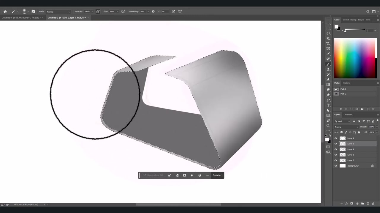 PHOTOSHOP - Sketching & Rendering practice 2