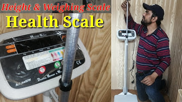 Health and Weighing Scale Calibration setting in English by Care International Scale | BMI Scale