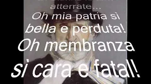 A quale opera appartiene Va pensiero di Giuseppe Verdi?