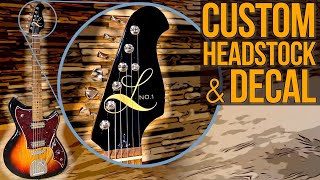 How to Make an Amazing Guitar Headstock Design with Decal Logo