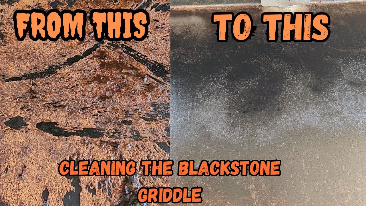 How to clean the Blackstone Griddle | Quick and Easy - YouTube