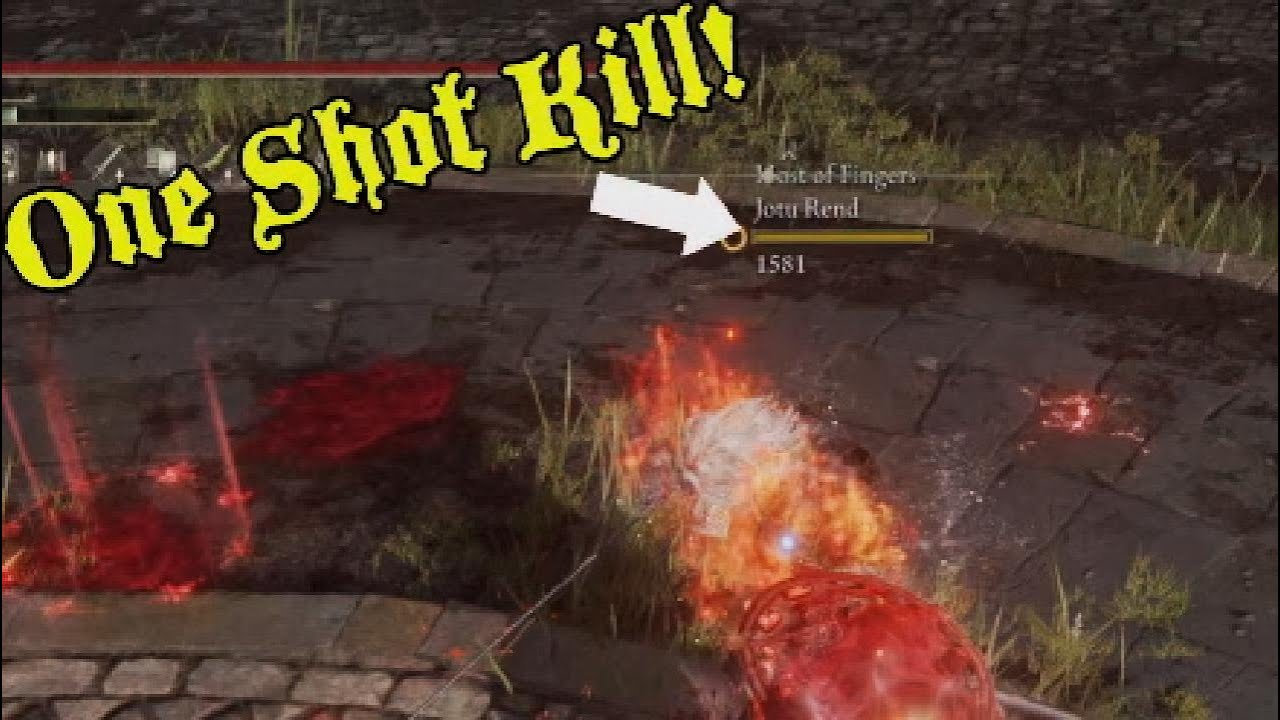 Why you need 60 vigor Elden Ring pvp invasions One Shot kill YouTube