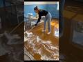 Marble Epoxy Floor 💎 Gold Veining