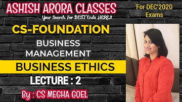 CS FOUNDATION LIVE REVISION BATCH | BUSINESS MANAGEMENT | CLASS-2 (Part-2) | CS MEGHA GOEL