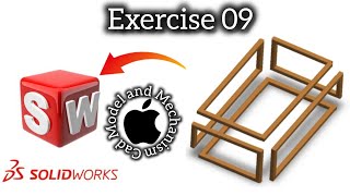 solidworks tutorial for beginners exercise 9||#solidworks #cad #3d