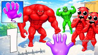 🖐️ Grabby Grab - Gameplay Walkthrough Part 1 - Grab, Throw and Defeat Enemies (iOS, Android) screenshot 2