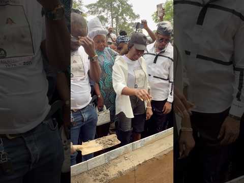 ALLWELL ADEMOLA FINALLY LED TO REST Biola Adebay And Rotimi Salami Can T Hold There Tears 