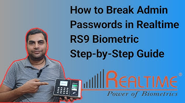 Unlocking Admin Passwords in Realtime RS9: Step-by-Step Guide #techgaurang