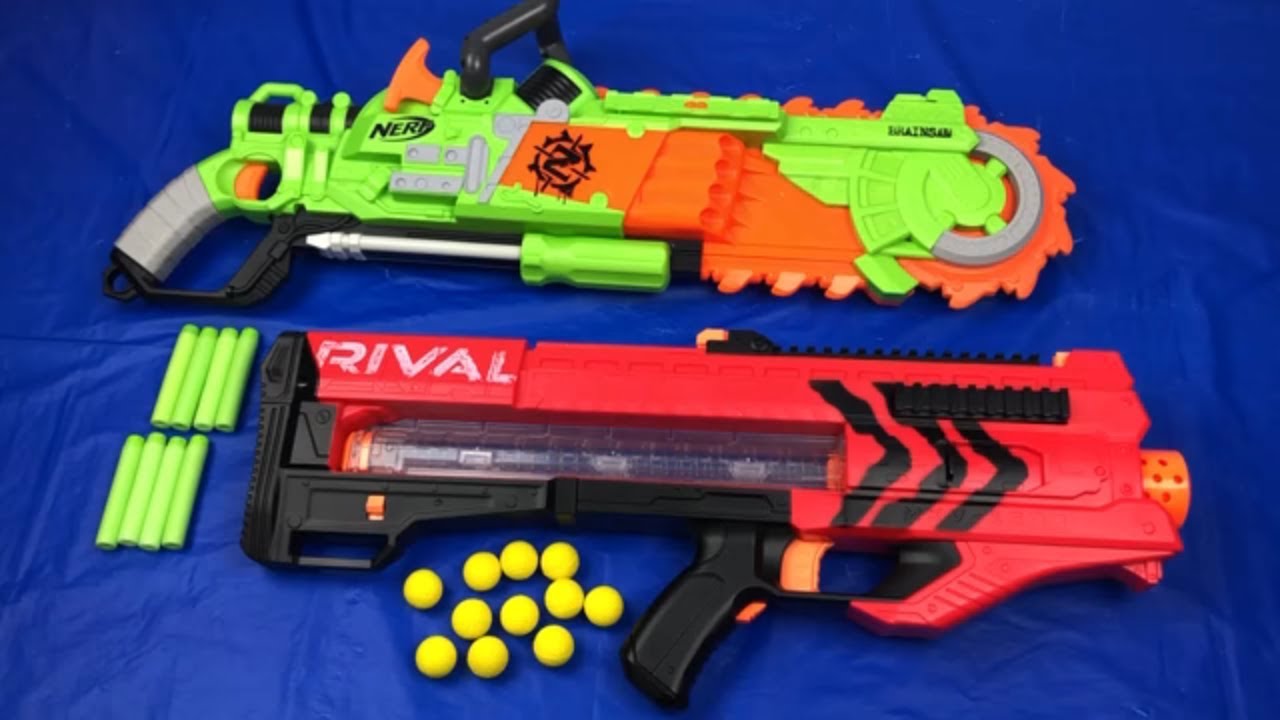 Toy Weapons Box of Toys Nerf Guns Toy Guns Zombie Strike ...