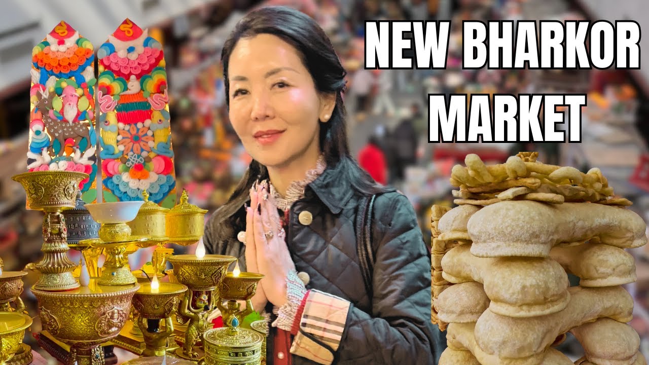 Lhasa's New Bharkor Market — Hidden Gems in Tibet! | བར་སྐོར་གསར་པ་ཁྲོམ་ར། #tibetanvlogger