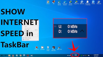 Monitor Internet Speed in Windows Taskbar | Quick & Simple! ✅