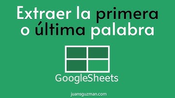 EXTRAE palabras específicas en Google Sheets con SPLIT e ÍNDICE 📊