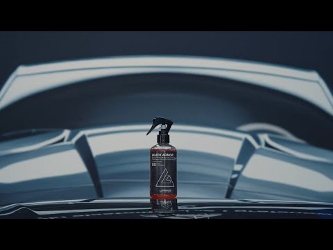 Luminus Black Armor - Покрытие для резиновых и пластиковых поверхностей (экстерьер), 250 мл, видео 1