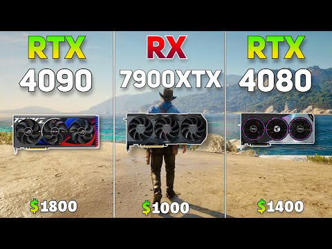 RX 7900XTX vs RTX 4090 vs RTX 4080 | Test in 12 Games at 4K | Raw Performance |