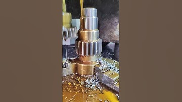 CNC Gear Cutter Working Like a Beast! #viral #shorts