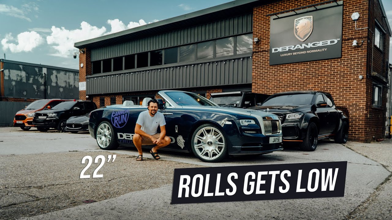 Rolls Royce Dawn gets lowered with new wheels | Vlog 006