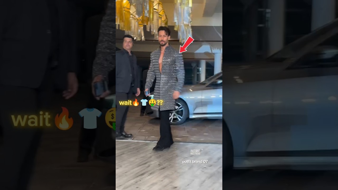 🔥 “Tiger Shroff Luxury Fashion Look 👀– Jahan Style Bhi Dare Kare😱!”