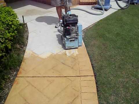 How To Remove Stamped Or Patterned Concrete Prepare For A New How To Remove Stamped Or Patterned Concrete Prepare For A New Covering Avi