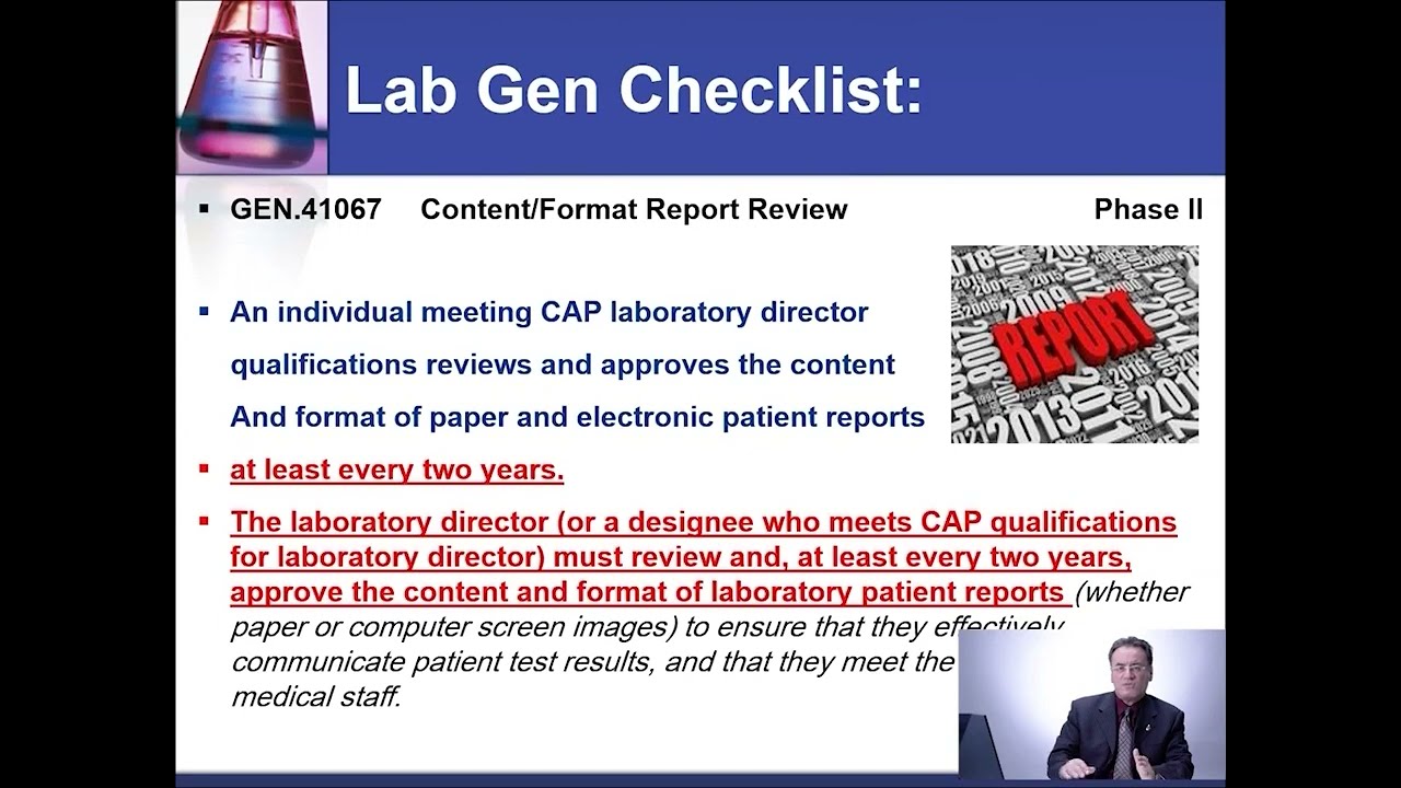33  How To Be CAP Ready Every Day in Your Laboratory Lesson 1