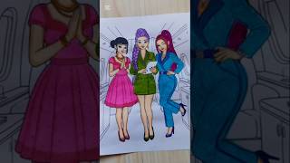 Coloring Book K Pop Demon Hunters Rumi Mira Zoey