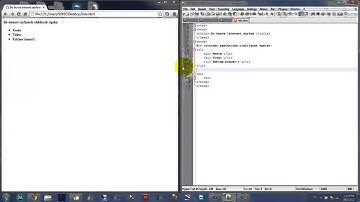 Yakın Kampüs   XHTML HTML) ve CSS Ders 5   Liste Etiketleri (Türkçe)