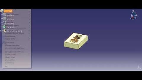 Tutorial 1-CNC Milling operation using CATIA V5 (Sweeping operation) & generating CNC Code