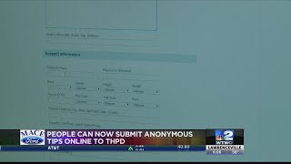 Online tool to submit anonymous tips to THPD