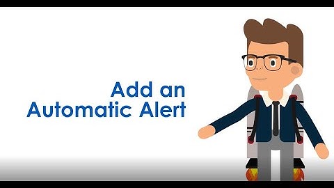 Jenzabar Retention - Add an Automatic Alert