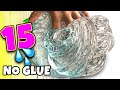 Testing 15 NO GLUE SLIME, 1 INGREDIENT, WATER SLIME, and VIRAL SLIME RECIPES