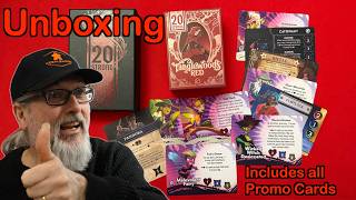 Unboxing 20 Strong Tanglewood Red Core box plus all promos and Alloy Tracker &amp; Chip | Chip Theory