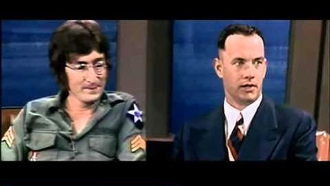 Forrest Gump and John Lennon