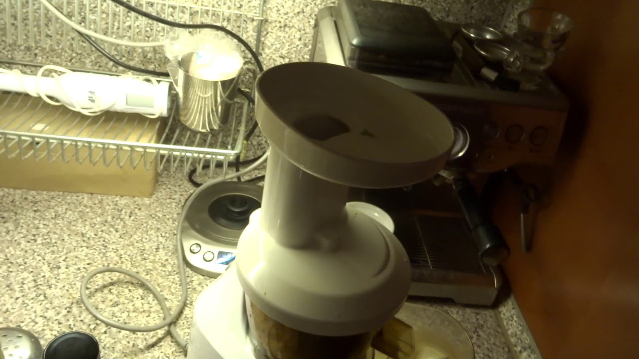 Selleriesaft Extraktion mit dem Hurom HU400