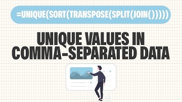 Google Sheets - How to Count Unique Values Within Comma Separated Data