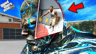 GTA 5 : Franklin Control Ice God's Brain To Destroy Los Santos in GTA 5!(GTA 5 mods)