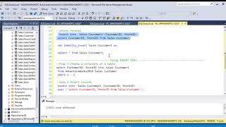How to  copy or insert records into a new table from another table in MS SQL