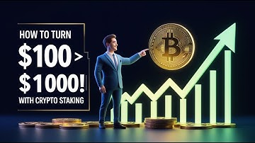 Turn $100 into $1000 with Crypto Staking | Passive Income Guide 2025