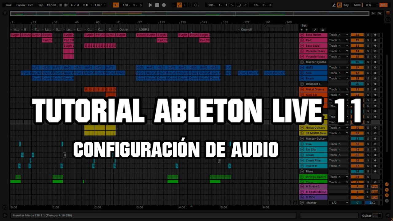 Configuración de audio, Ableton Live 11 - YouTube