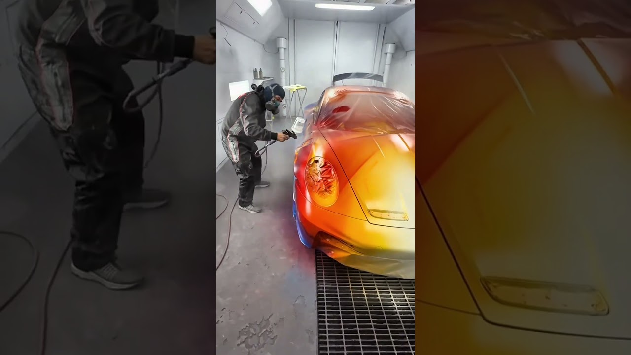 Me pagó cien dólares por pintar este Porsche… ¿Valió la pena?