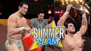 WWE 2K l Alberto Del Rio Cashes In Money In The Bank On CM Punk Summerslam '11 (Recreation)