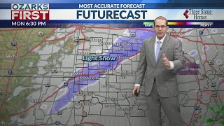 Light snow this evening followed by a very cold week