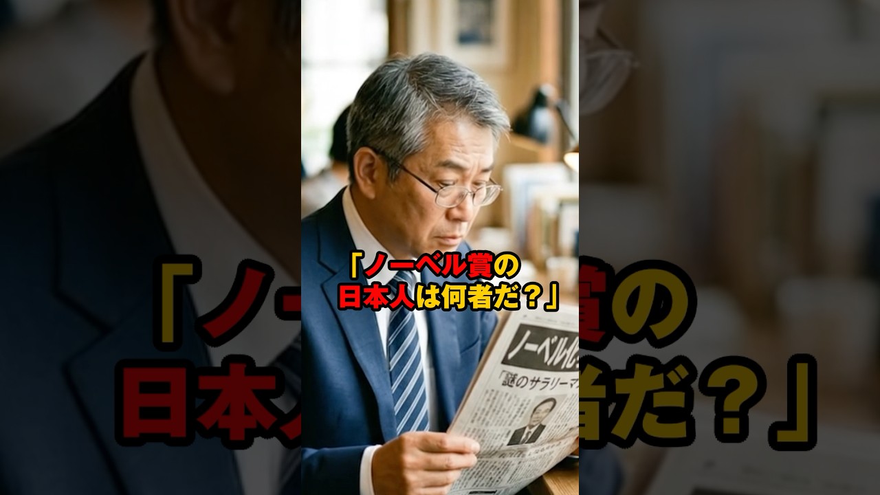【日本技術】ノーベル賞を受賞した誰も知らない日本人！世界が衝撃を受けたが彼の報酬はまさかの◯万円！彼が語った内用とは