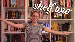 ASMR Book Shelf Tour 📚🎀 (whispered book triggers)