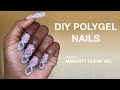 DIY Polygel Nails | Makartt Clear Polygel | @NailsbySilky Inspired