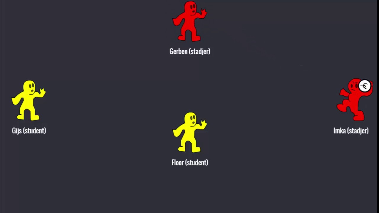 Interaction game: Stadjers and students